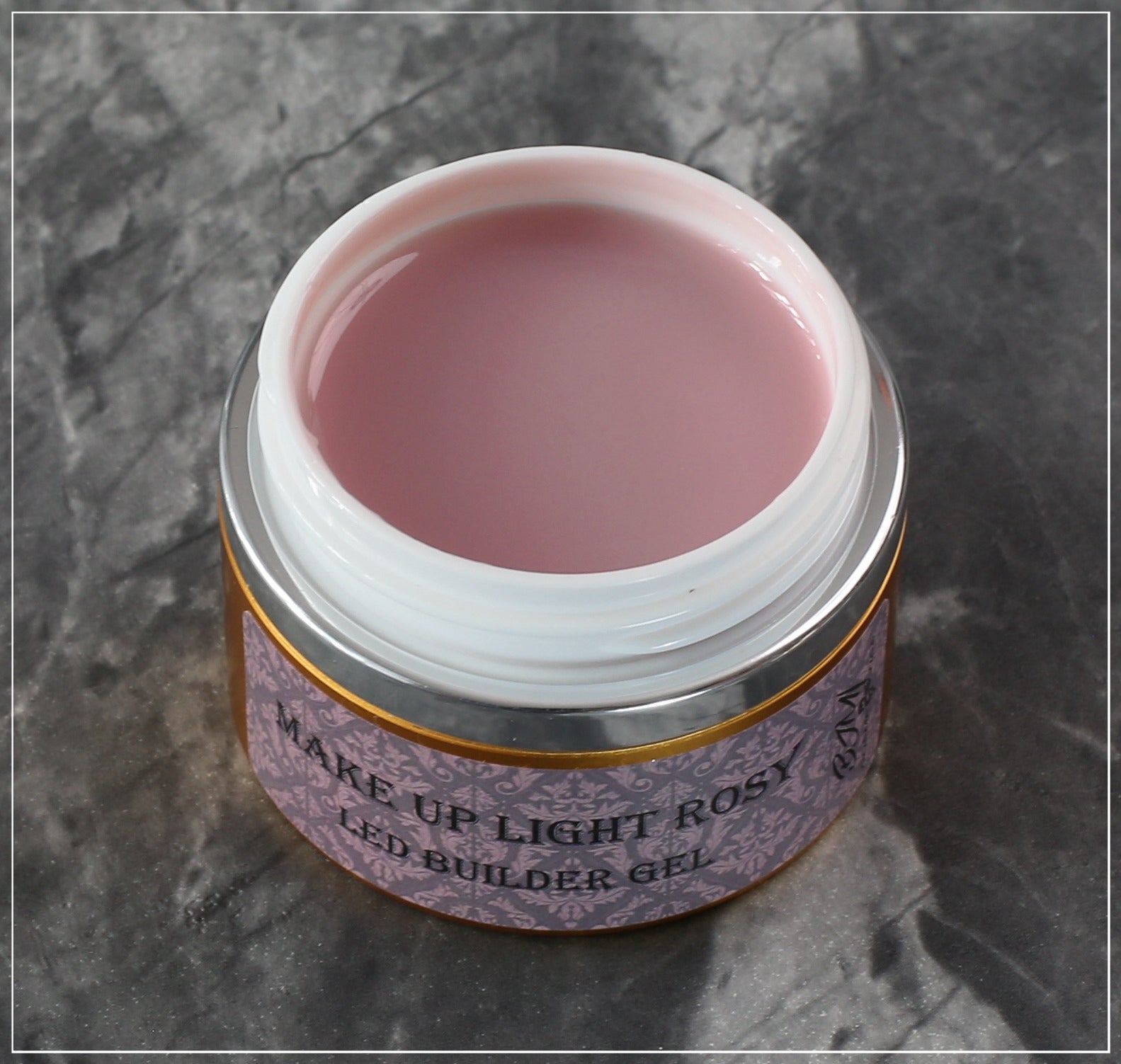 Make Up Light Rosy Builder Gel on Nails | Light Rosy Nail Colour | Key Nail Style