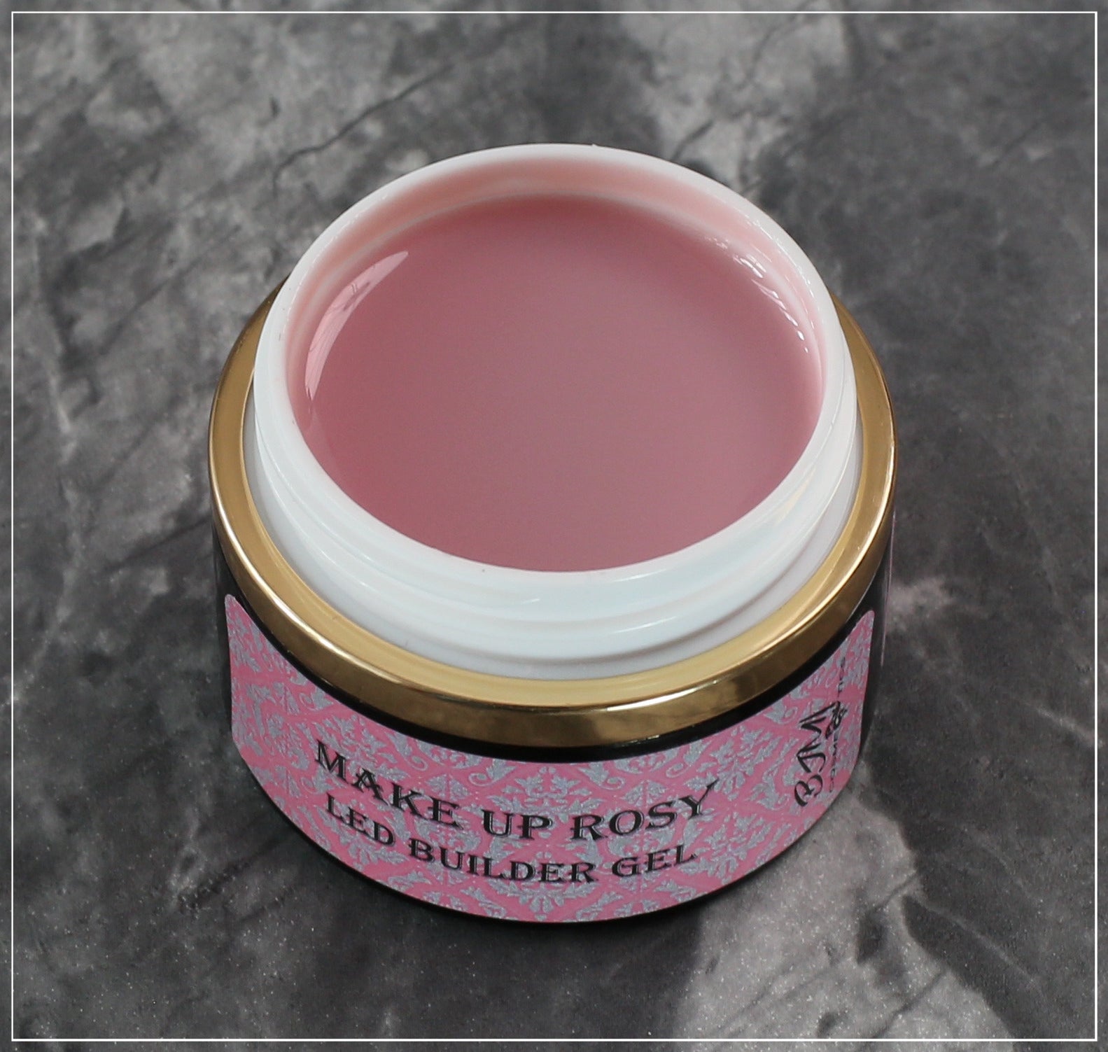 Make Up Rosy Builder Gel on Nails | Natural Rosy Nail Colour | Key Nail Style