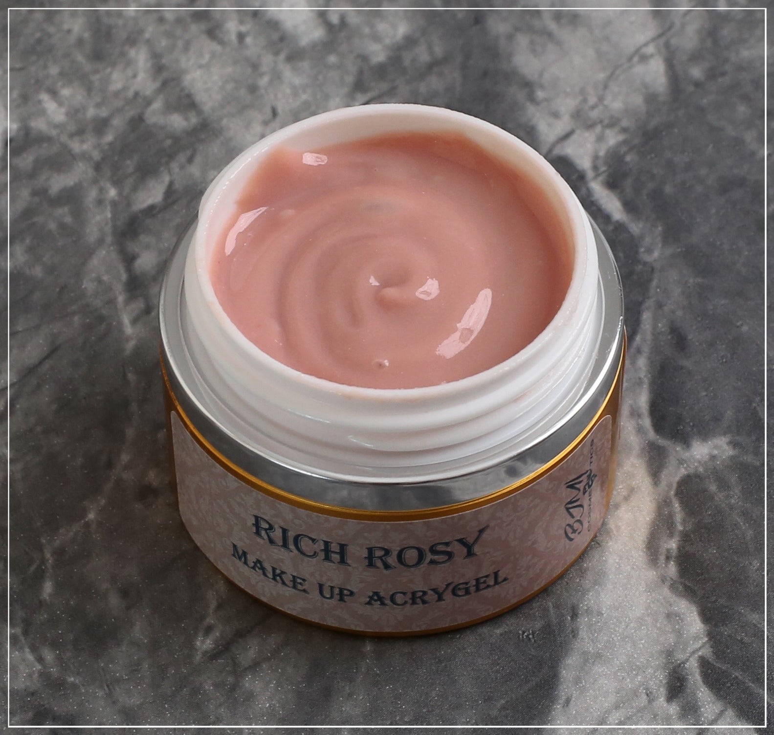Rich Rosy Acrygel on Nails | 100% Camouflage Rich Rosy Tone | Key Nail Style