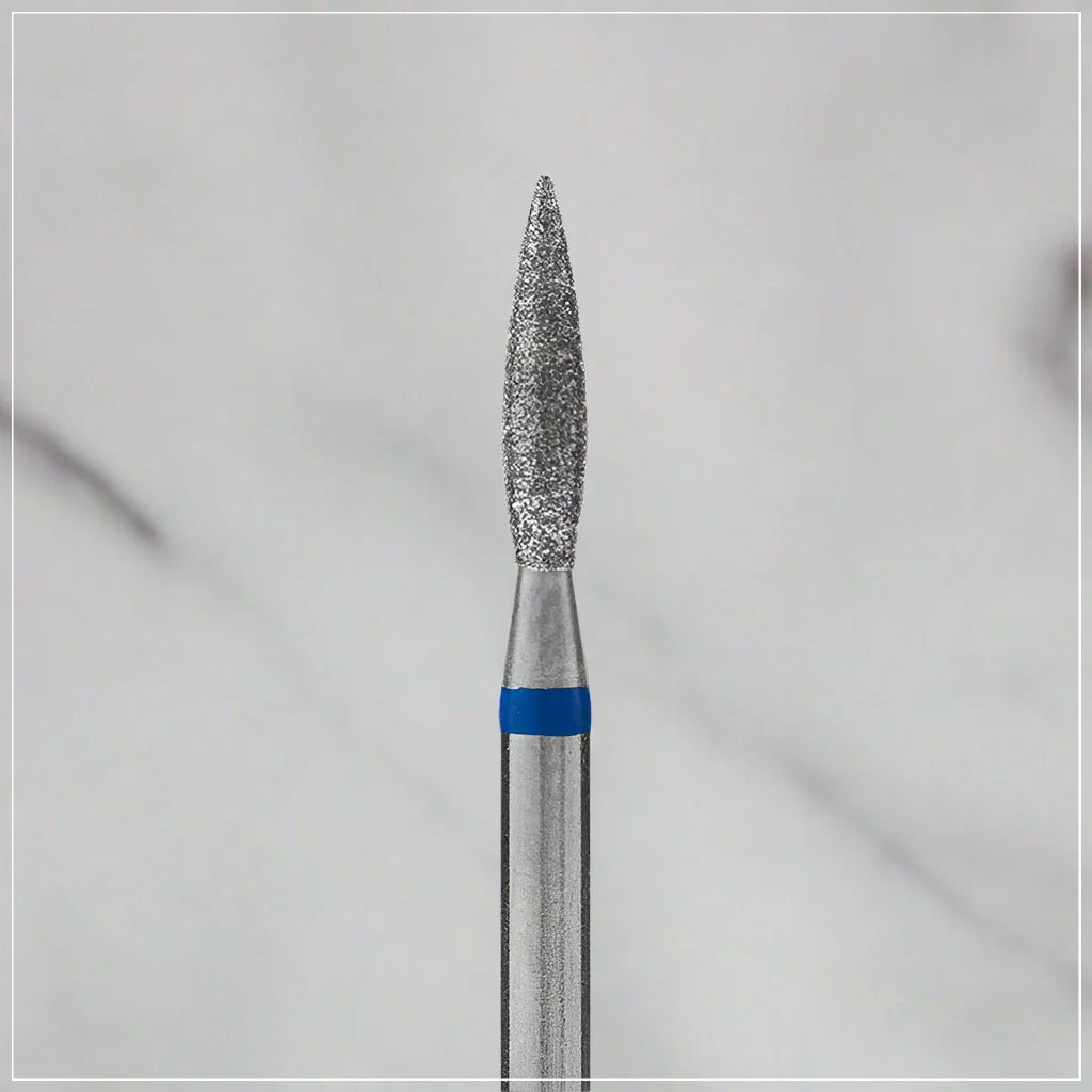 Drill Bit - "Flame" / blue / 018