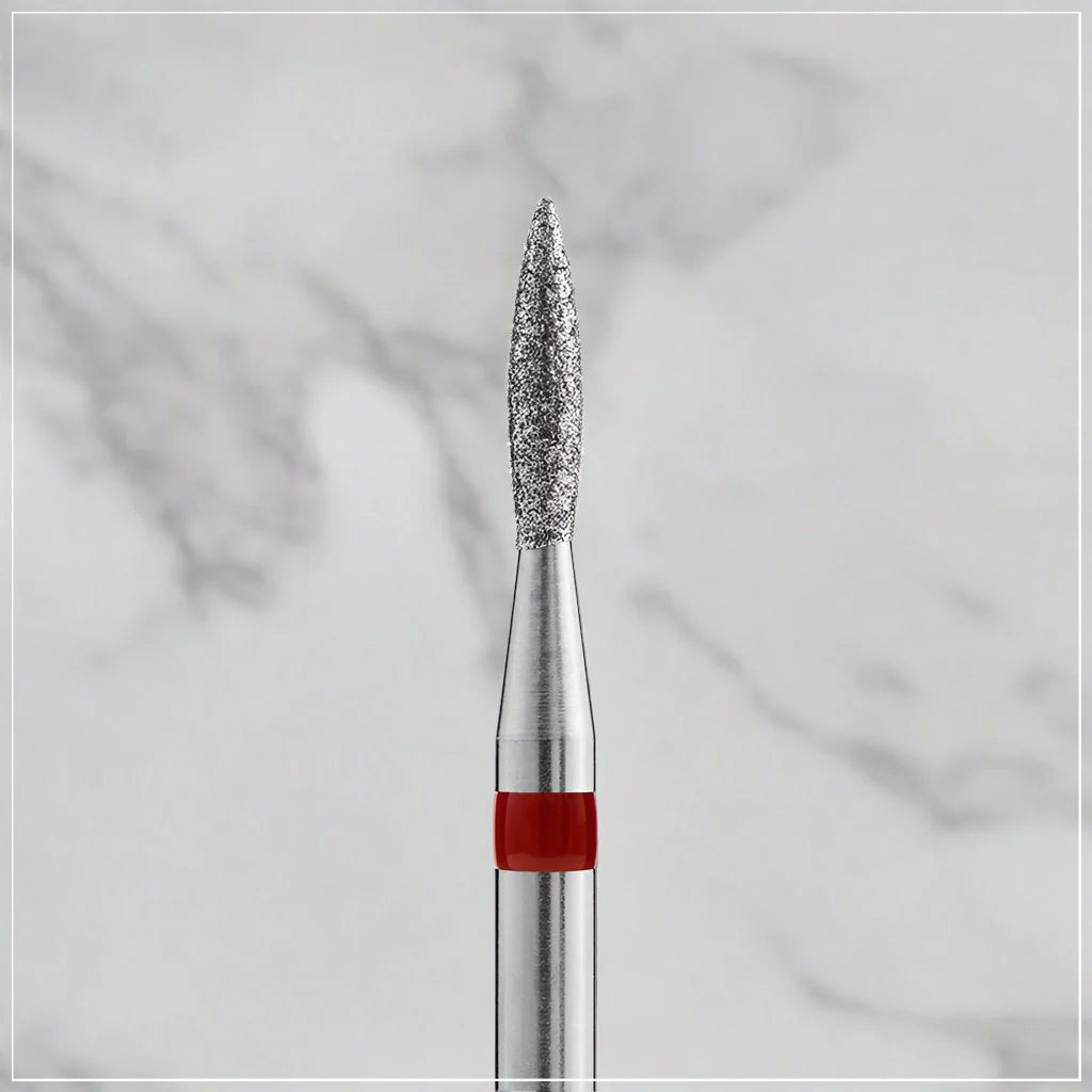 Drill Bit - "Flame" / red / 018