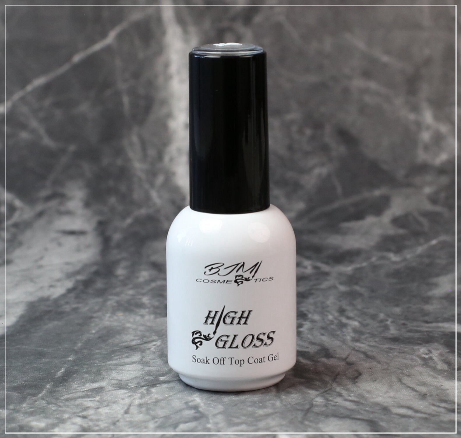 High Gloss Top Coat | 100% Transparent Non-Adhesive Finish | Key Nail Style