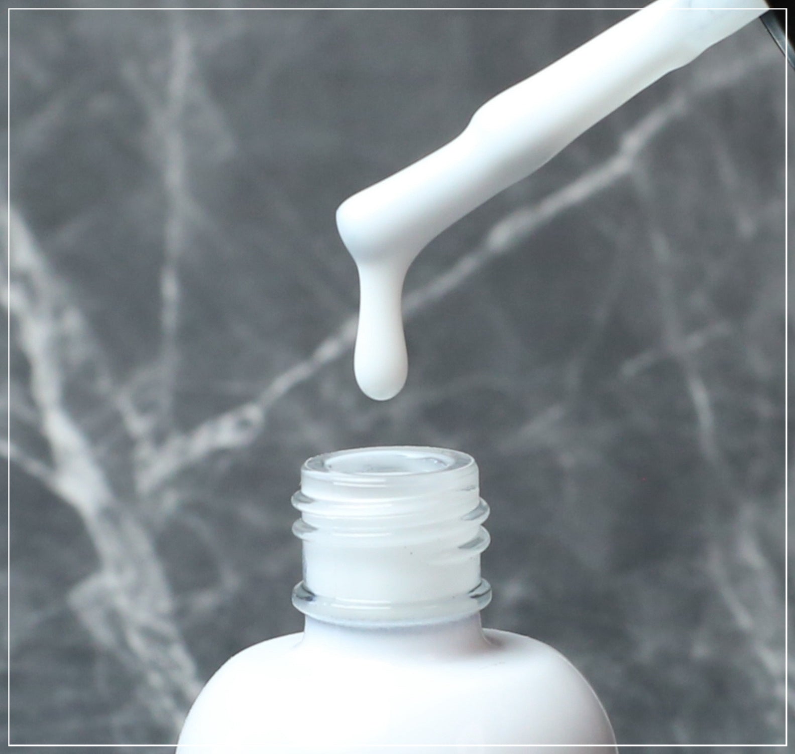 Milky Rubber Base Coat on Nails | Clean Milky White Manicure | Key Nail Style