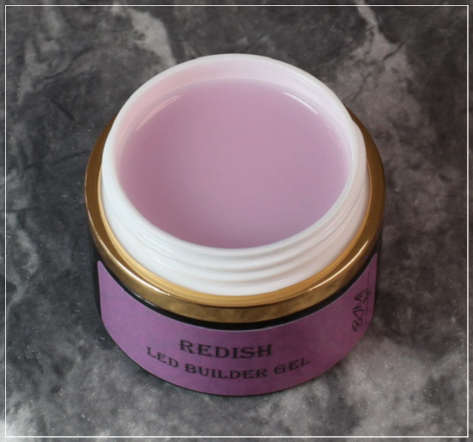 Fiber Redish Elastic Gel on Nails | Weak Nail Rebuilding | Key Nail Style