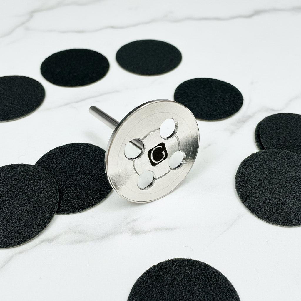 G-Disc Files 15mm 50pcs | Self-Adhesive Pedicure Files | Key Nail Style