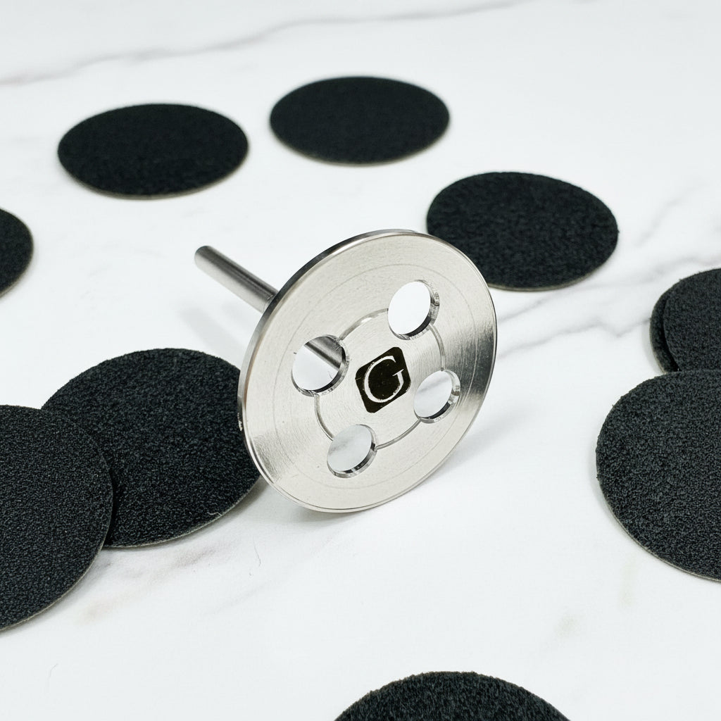 G-Disc Files 20mm 50pcs | Self-Adhesive Pedicure Files | Key Nail Style